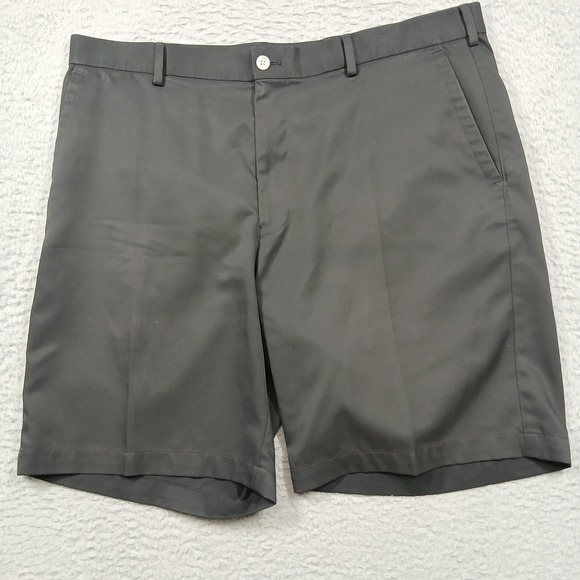 Peter Millar Wicking Gray Golf Shorts Men's Size 38 - Picture 1 of 7